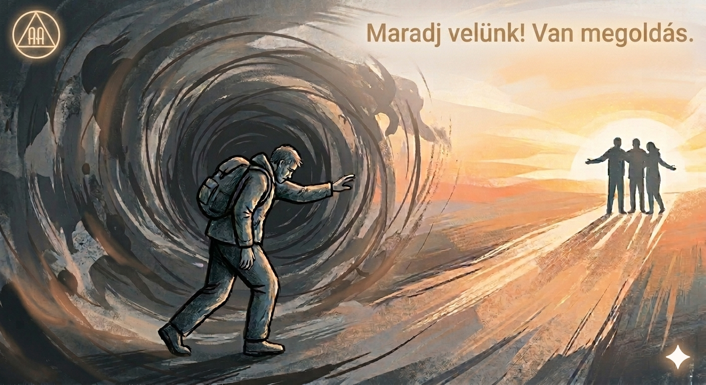 Maradj velünk. Van megoldás az AA-ban.